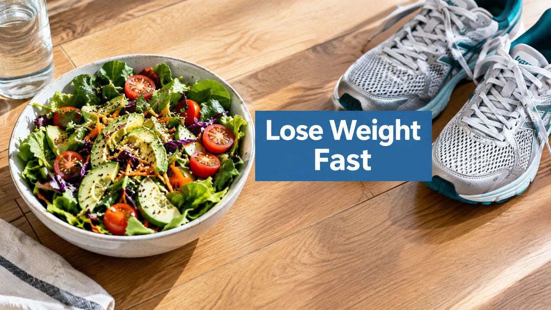 How to Lose Weight Fast Safely with Diet Plus Exercise
